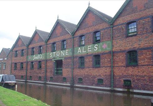 The canal-side brewery