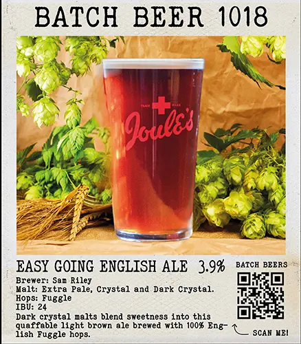 Joules Brewery's Easy-Going English Ale